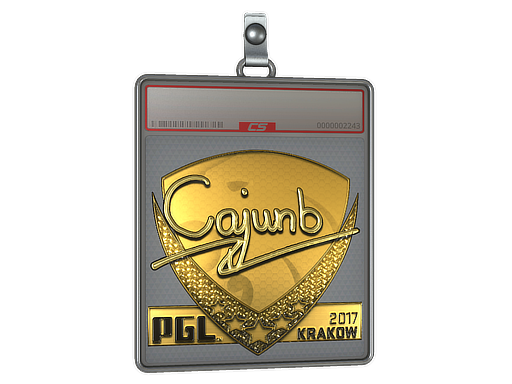 Sticker Slab | cajunb (Gold) | Krakow 2017