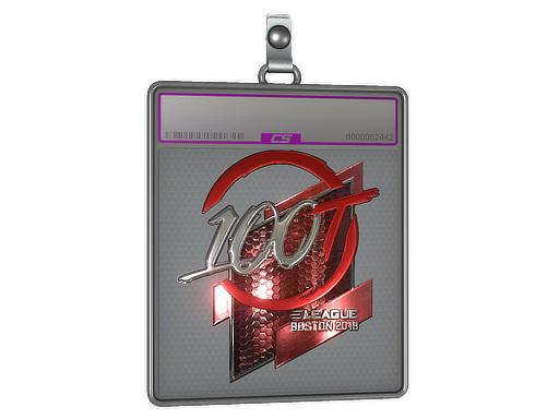 Sticker Slab | 100 Thieves (Foil) | Boston 2018