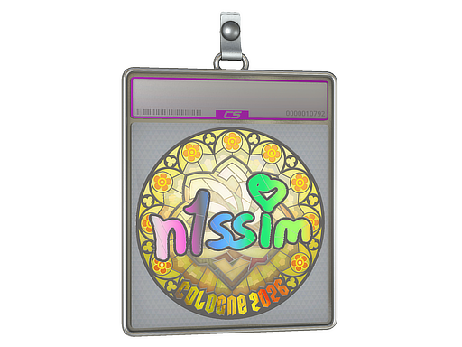 Sticker Slab | n1ssim (Holo) | Cologne 2026
