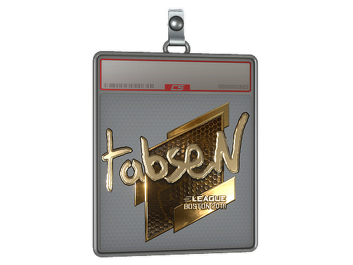 Sticker Slab | tabseN (Gold) | Boston 2018