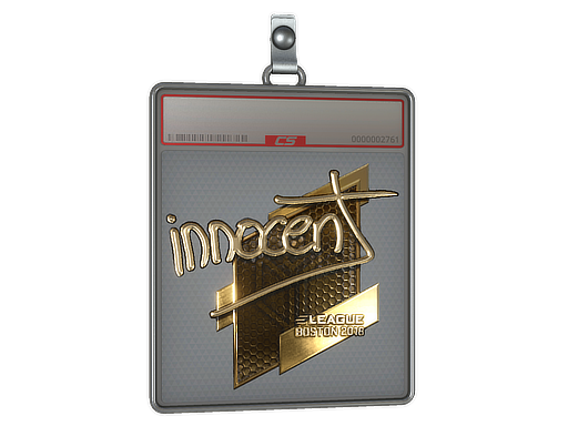 Sticker Slab | innocent (Gold) | Boston 2018