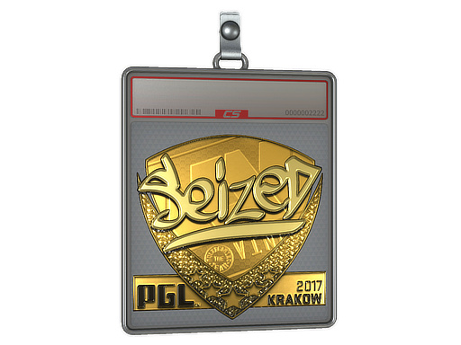 Sticker Slab | seized (Gold) | Krakow 2017