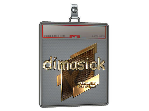 Sticker Slab | dimasick (Gold) | Boston 2018